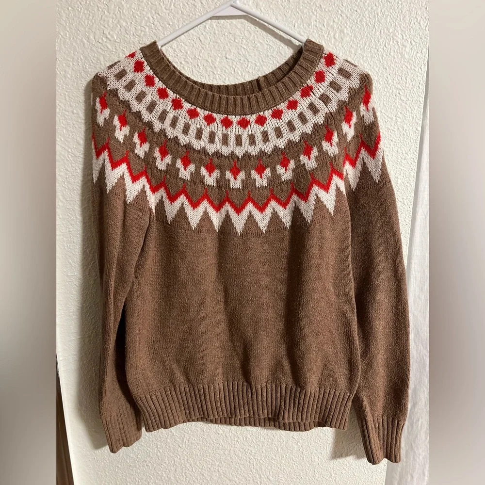 Fair Isle Women's Sweater - Picture 1 of 5
